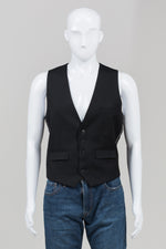 Load image into Gallery viewer, Ben Sherman Black Vest w/ White Piping (L)
