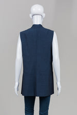 Load image into Gallery viewer, Willow &amp; Thread Blue Melange Vest (16) *New w/ tags
