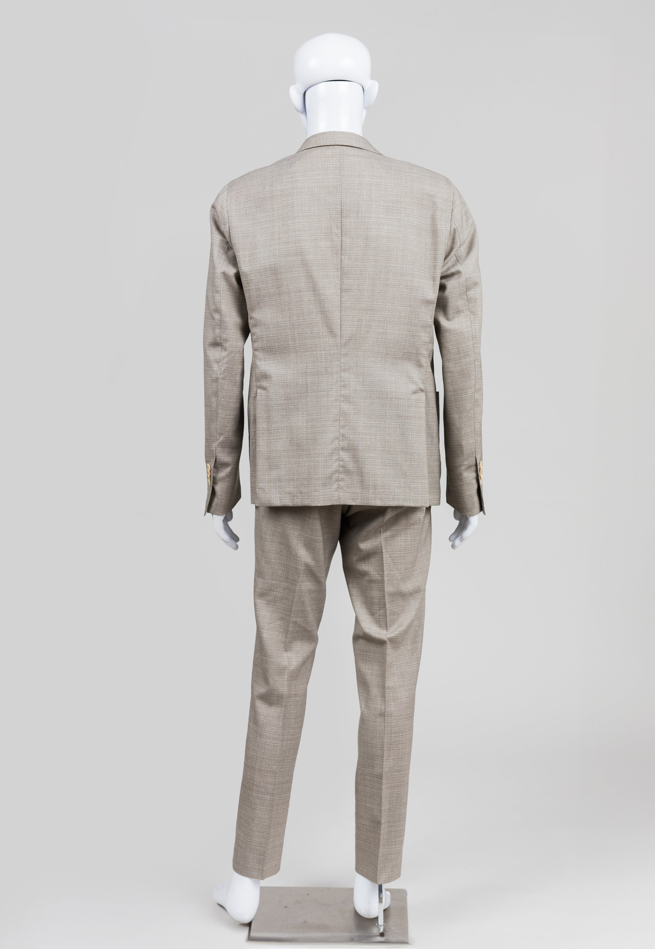 Bagnoli State of the Art Taupe Melange Suit (Euro 52)