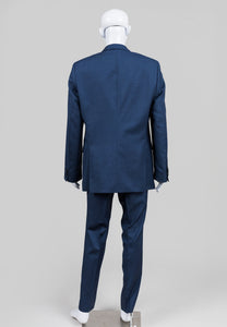 Boss Hugo Boss Blue Minicheck Suit (44L)