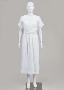 Hatch white krinkle long dress (4)  *New w/tag ($198)