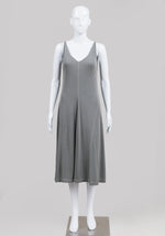 Load image into Gallery viewer, Lida Baday grey jersey sleeveless midi dress (L)
