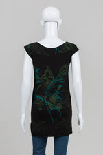Load image into Gallery viewer, Smoking Lily Brown Floral Print Sleeveless Tunic
