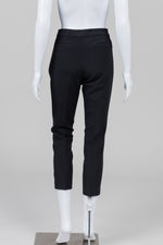 Load image into Gallery viewer, Eileen Fisher black slim trousers (8)
