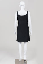 Load image into Gallery viewer, Laundry Black Sleeveless Button Front Dress (6)
