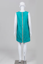 Load image into Gallery viewer, Lida Baday Light Teal Sleeveless Dress w/ Back Zip (10)
