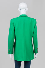 Load image into Gallery viewer, Jupiter 80&#39;s vintage kelly green blazer (12)
