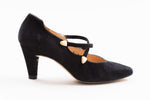 Load image into Gallery viewer, Ingledew’s black seude pumps (5)
