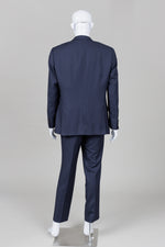 Load image into Gallery viewer, Boss Hugo Boss for Harry Rosen Navy Mini Check 3-pce Suit (44R)
