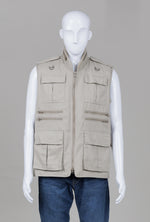 Load image into Gallery viewer, Tilley Endurables Khaki Beige Utility Vest (M)
