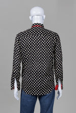 Load image into Gallery viewer, Souleiado Black Polka Dot Shirt (3)
