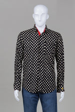Load image into Gallery viewer, Souleiado Black Polka Dot Shirt (3)
