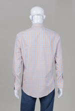 Load image into Gallery viewer, Brooks Brothers Men's blue &amp; orange checkered button down shirt (15.5)
