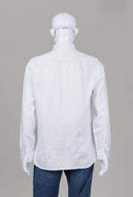 Load image into Gallery viewer, Ted Baker white with dot pattern long sleeve shirt (4)
