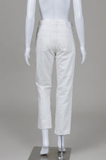 Load image into Gallery viewer, Toteme white tapered jeans (26)
