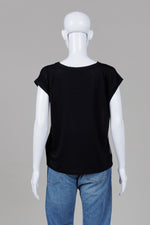 Load image into Gallery viewer, Ted Baker black and multicolor floral print sleeveless top (2)
