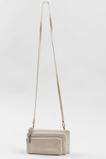 Load image into Gallery viewer, Danier Leather mini crossbody purse with multi zippered pockets

