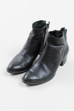 Load image into Gallery viewer, Paul Green black booties with side zipper (5.5)
