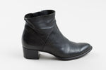 Load image into Gallery viewer, Paul Green black booties with side zipper (5.5)
