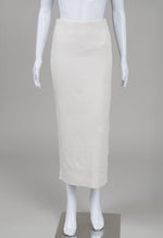 Load image into Gallery viewer, Vince Cream knit tube skirt (S)
