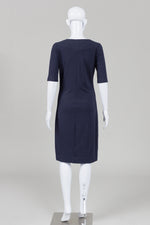 Load image into Gallery viewer, Diane von Furstenberg Black Jersey Short Sleeve T-shirt Dress (M)
