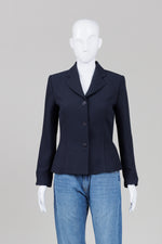 Load image into Gallery viewer, F Carriere 3 Button Navy Jacket (32)
