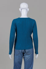 Load image into Gallery viewer, Jackpot Teal Button Front Cardigan (3)
