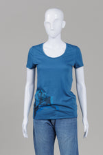 Load image into Gallery viewer, Ice Breaker Blue Short Sleeve T Shirt w/ Screenprint (XS)
