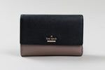 Load image into Gallery viewer, Kate Spade black and taupe wallet
