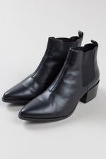 Load image into Gallery viewer, Vagabond black leather slip on bootie (8.5)
