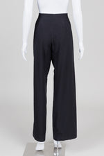 Load image into Gallery viewer, Eileen Fisher Black Crepe Wide Leg Pull On Pants (S)
