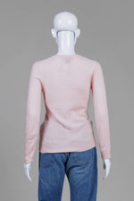 Load image into Gallery viewer, Lord &amp; Taylor Pink Cashmere Crewneck Sweater (S)
