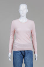 Load image into Gallery viewer, Lord &amp; Taylor Pink Cashmere Crewneck Sweater (S)
