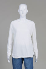 Load image into Gallery viewer, Nancy Lord Vintage White Long Sleeve T
