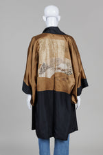 Load image into Gallery viewer, Reversible Unisex Vintage Silk Kimono

