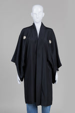 Load image into Gallery viewer, Reversible Unisex Vintage Silk Kimono
