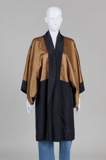 Load image into Gallery viewer, Reversible Unisex Vintage Silk Kimono
