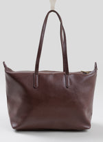 Load image into Gallery viewer, Matt &amp; Nat brown vegan zippered tote bag
