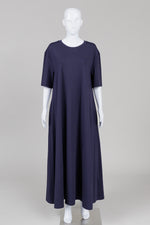 Load image into Gallery viewer, COS Navy Jersey A-Line Maxi Dress (L)
