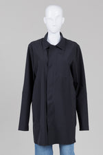 Load image into Gallery viewer, Lululemom Black Zip Front Unisex Raincoat
