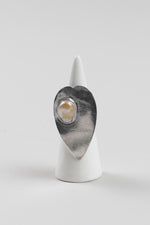 Load image into Gallery viewer, Iridescent  pearl 925 silver ring (8)
