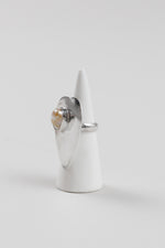 Load image into Gallery viewer, Iridescent  pearl 925 silver ring (8)
