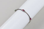 Load image into Gallery viewer, Swarovski multi-colour stone bracelet w/ box (S)

