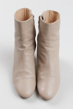 Load image into Gallery viewer, &amp; OTHER STORIES taupe round toe leather chelsea boots (40)

