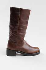 Load image into Gallery viewer, DURANGO vintage mid-calf brown leather square toe boots (6)
