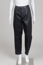 Load image into Gallery viewer, Good American black coated jean (18) *new with tags $254
