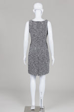 Load image into Gallery viewer, M.M. LaFleur grey salt &amp; pepper shift dress (8)
