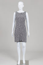Load image into Gallery viewer, M.M. LaFleur grey salt &amp; pepper shift dress (8)
