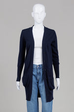 Load image into Gallery viewer, JNBY navy blue long cardigan (M)
