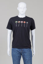 Load image into Gallery viewer, PS by Paul Smith Men's black tshirt with novelty print (S)
